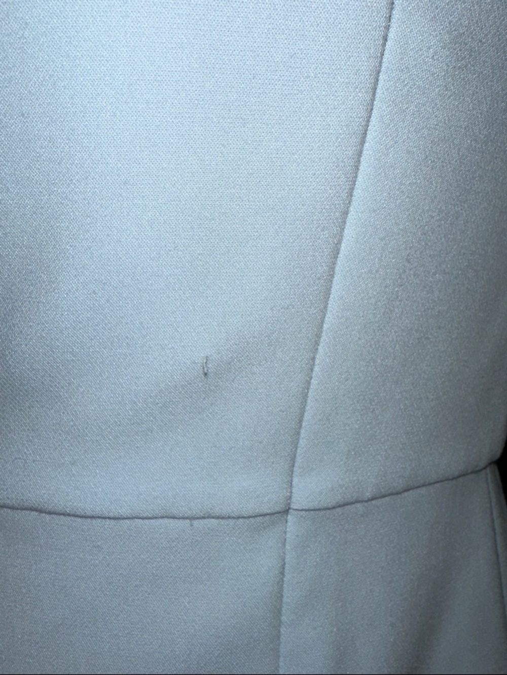 French Connection Strapless Light Blue Tie-Waist Mini Dress - Picture 5 of 5